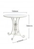 Solomon Vintage-look Dining Table Dia79